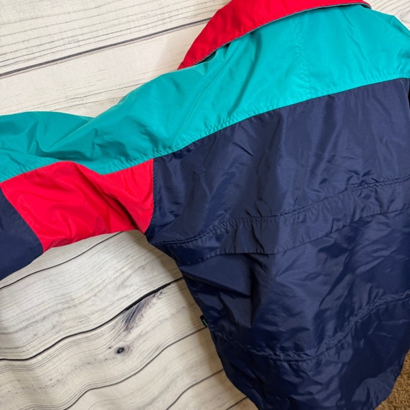 Vintage Columbia Jacket - Red, Teal, and Navy - Picture 8 of 8